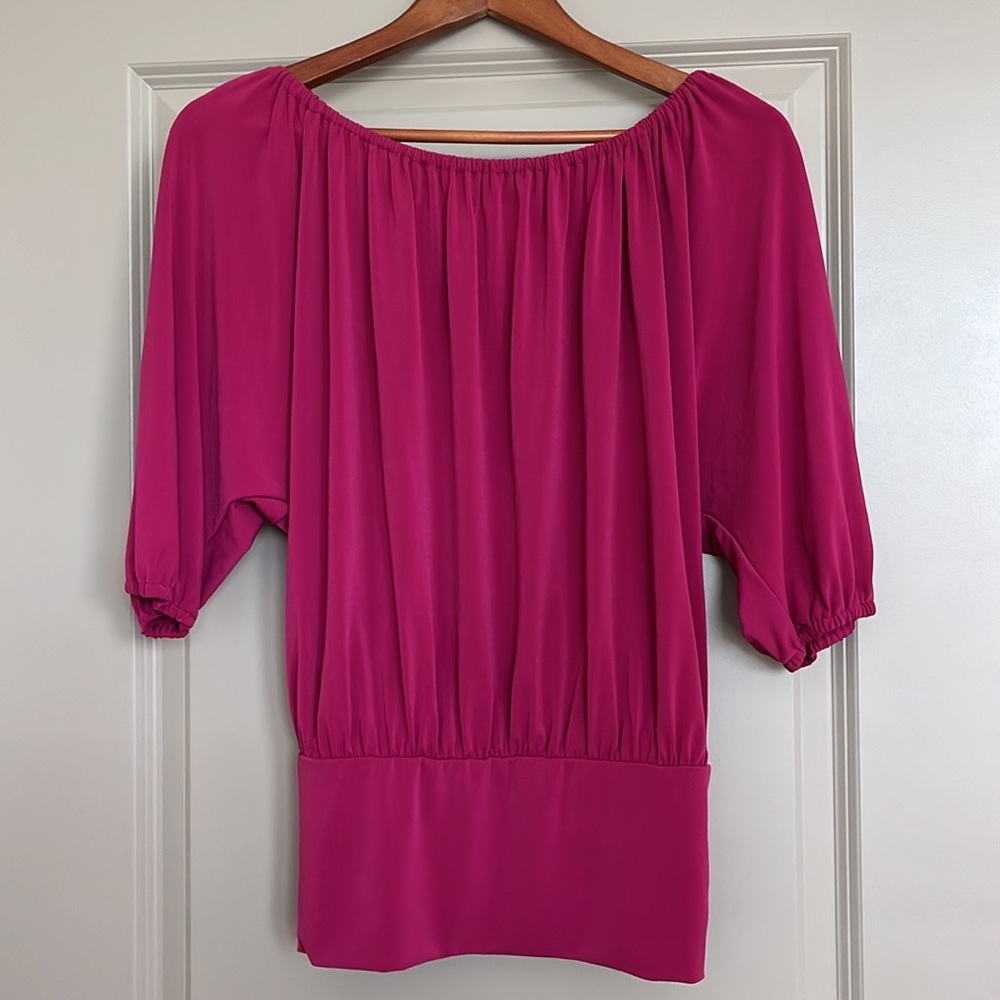 Fuchsia-Purple Blouse